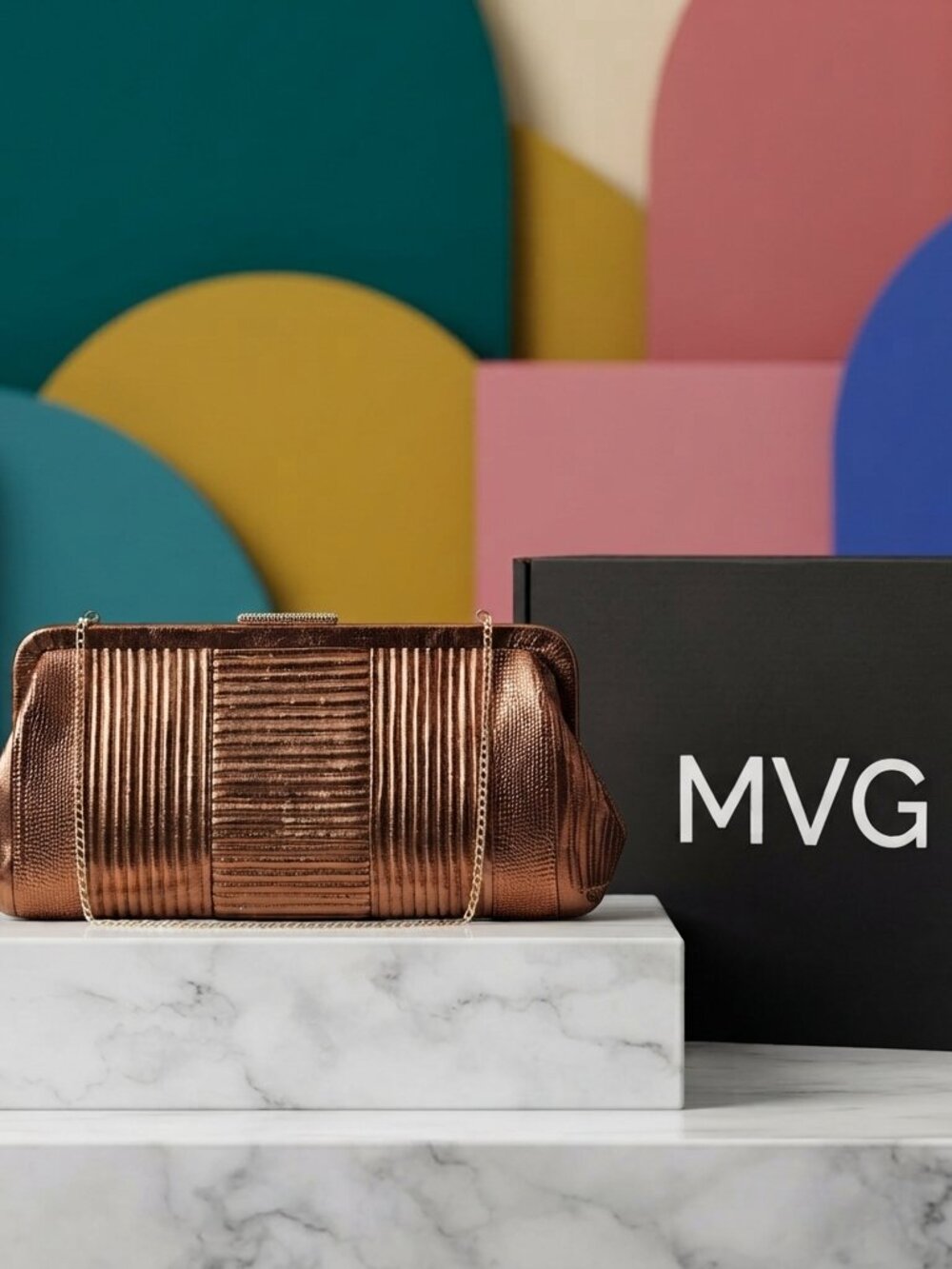 Copper Envelope Clutch
